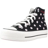 CHUCK TAYLOR ALL STAR LIFT PLATFORM POLKA DOTS Crna
