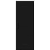 vidaXL Zidni kuhinjski ormarić s policom 2 pcs Crna 30 x 31 x 80 cm | shoptok.hr