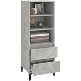  Visoka komoda boja betona 40 x 36 x 110 cm konstruirano drvo | shoptok.hr