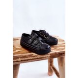 Big Star Children's Leather Sneakers With Velcro Cene