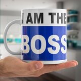  Velika skodelica I am the boss | Shoptok.si