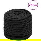 vidaXL vrv za čoln popolnoma črna 16 mm 250 m polipropilen Cene