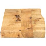 Stolna Mizna plošča 120x20x3,8cm naraven rob trden robusten mangov les, (21411987) | Shoptok.si