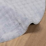  Tepisi za područja Kružni SIROLO Sivi Ø 120 CM Poliester | shoptok.hr