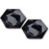 Ralph Black Set 2 Desertnih Krožnikov 24,5 Cm X 21 Cm X H2 Cm, (21567715)