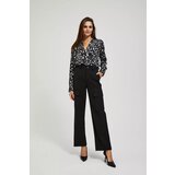 Marisse Black Envelope Neck Shirt | Shoptok.si