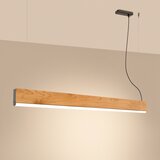 Thoro LED viseča svetilka iz masivnega lesa v naravni barvi LYKKE &amp;ndash; Slike