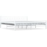  Okvir za krevet bijeli metalni 200 x 200 cm | Shoptok.si
