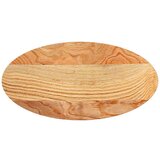 vidaXL Stolna ploča svjetlosmeđa 80x40x4 cm ovalna masivna hrastovina | shoptok.hr