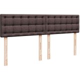 vidaXL Otomanski posteljni okvir z vzmetnico temno rjava 180x200 cm | Shoptok.si