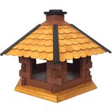  Drvena hranilica za ptice, sa posudom za hranu 40 x 45 x 35 cm | shoptok.hr