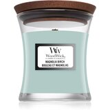 WoodWick Magnolia Birch mirisna svijeća s drvenim fitiljem 85 g | shoptok.hr