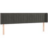  LED uzglavlje tamnosivo 163x16x78/88 cm baršunasto | shoptok.hr