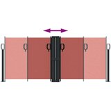  Uvlačiva bočna tenda 100 x 1000 cm terakota | shoptok.hr