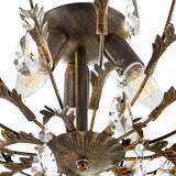  ONLI - Plafonska svetiljka TERESA 3xE14/6W/230V bronzana | Eponuda.com