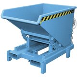 eurokraft pro Prekucna posoda za velike obremenitve, prostornina 0,3 m³, nosilnost 4000 kg, modra RAL 5012 | Shoptok.si