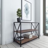 Woody Fashion Polica Zena Walnut Black