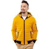 Glano Man Quilted Jacket - yellow Cijene