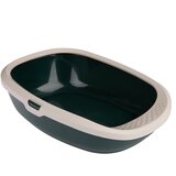 kooa stranišče z robom iz 100 % reciklirane plastike - temno zelena / bež | Shoptok.si
