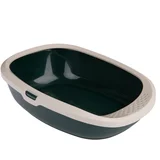 WC posuda od 100% reciklirane plastike - tamno zelena / bež