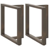 vidaXL Noge jedilne mize v obliki črke T 2 kosa 70x35x(72-73) cm jeklo Cene