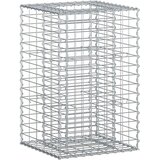  Gabionski uzdignuti krevet Srebrno 50 x 50 x 80 cm - 50 x 50 x 80 cm | shoptok.hr