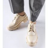 Gemre Beige lace-up shoes Piazzetta | ePonuda.com
