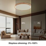  Brilagi - LED prigušiva svetiljka WOODROUND LED/40W/230V 3000-6000K prečnik 60 cm + daljinski upravljač | Eponuda.com