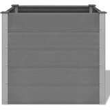  Visoka greda WPC 100x50x91 cm siva | Shoptok.si