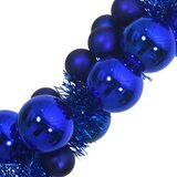  Garland od božićnih kuglica Plava 186 cm Polistiren | shoptok.hr