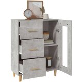  Komoda betonsko siva 69,5x34x90 cm inženirski les, (20654842) | Shoptok.si