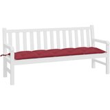  Jastuk za vrtnu klupu boja vina 180 x 50 x 7 cm tkanina Oxford | shoptok.hr