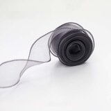 INF 10 Rolls Fishtail Sheer Ribbon Set - For Decoration & Crafts Gray, (5000158267) Cene