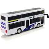  Dvokatni policijski autobus na povlačenje sa zvukom - bijeli Slike