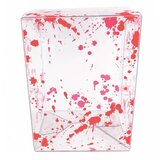 Spawn Clear Red Splatter 4'' Pop Protector With Film On It With Soft Crease Line And Automatic Bot Lock | ePonuda.com