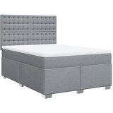  Krevet box spring s madracem svjetlosiva 160x200 cm tkanina | shoptok.hr