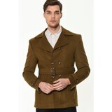 Dewberry K7539 SLIM-FIT MEN'S COAT-CAMEL Cene