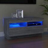 The Living Store TV omarica z LED lučkami siva sonoma 80x35x40 cm - TV Omarica, (21374499) Cene