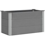  Vrtna Posuda za Sadnju WPC 100x50x54 cm Siva | shoptok.hr