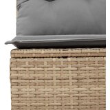 vidaXL 4-dijelni set vrtnih sofa s jastucima bež od poliratana | shoptok.hr