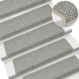  Samolepilne preproge za stopnice sisal 30 kos 65x21x4 cm zelena | Shoptok.si