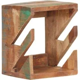 Zidni držač za skateboarde 25x20x30 cm masivno obnovljeno drvo