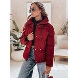 DStreet Kurtka zimowa damska pikowana LARO damska bordowa | Shoptok.si