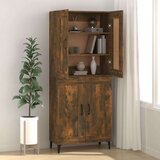  Komoda dimljeni hrast 69,5x34x90 cm inženirski les, (20654732) | Shoptok.si