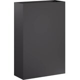  Vrtna saksija Crna 50 x 20 x 75 cm Čelična vrata | shoptok.hr