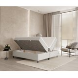 Maison de Rêve Svetlo siva boxspring postelja s prostorom za shranjevanje 140x200 cm Araya – | Shoptok.si