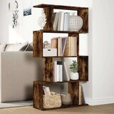 vidaXL Pregrada / regal za knjige 4 razina hrast 70x24x129 cm drveni | shoptok.hr
