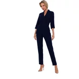 Made Of Emotion Woman's Jumpsuit M751 Navy Blue