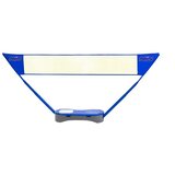  Zsb2 set 2u1 mreža za badminton + tenis + 2 rakete + 3 lopte + kovčeg nils | shoptok.hr