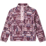 Helvetia II Printed Half Snap Fleece Bordo